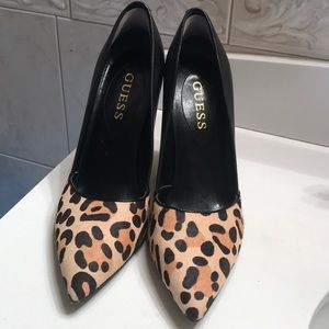 Guess leopard high heels - Worn one time